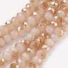 Electroplate Glass Beads Strands LS-GLAA-K027-HR-C04-1