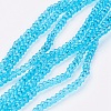 Transparent Glass Beads Strands X-GLAA-R135-2mm-08-1