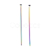 Ion Plating(IP) 304 Stainless Steel Flat Head Pins X-STAS-E156-02M-01-2