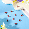 10Pcs Glass Rhinestone Charms STAS-TA0003-26B-4