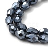 Electroplate Glass Beads Strands EGLA-D017-7x5mm-2-4