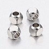 Tarnish Resistant 304 Stainless Steel Beads STAS-H426-02-4MM-2