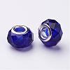 Handmade Glass European Beads GPDL25Y-25-2