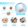 150Pcs 3 Styles Natural Akoya Shell Flat Round Charms BSHE-TA0001-09-3