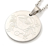 Non-Tarnish Constellation Pendant Necklaces NJEW-S422-04P-04-2
