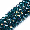 Electroplate Glass Beads Strands EGLA-A034-T3mm-B25-4
