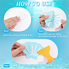 Shell-Shaped Rubber & Plastic Bathtub Non-Slip Stickers AJEW-WH0258-258B-4