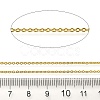Rack Plating Brass Cable Chains CHC-M001-02G-02-3