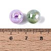 UV Plating Two Tone Color Opaque Resin Beads RESI-Q233-10MM-01-3