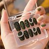 Stainless Steel DIY Nail Art Templates MRMJ-WH0092-208-6