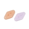 2-Hole Glass Buttons PORC-R010-08-2