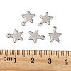 Tarnish Resistant 304 Stainless Steel Charms STAS-G190-27P-B-4