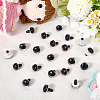 24 Sets 6 Colors ABS Plastic Safety Craft Eye DIY-GF0010-66B-3