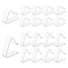 48Pcs 2 Style Transparent Plastic Tablecloth Clips AJEW-GL0002-08-1
