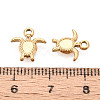 304 Stainless Steel Turtle Charms STAS-T072-53G-3