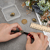 3Pcs Brass Beads KK-FG0001-18-3