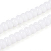 Opaque Solid Color Glass Beads Strands GLAA-ZX008-8mm-18G-1