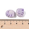 Synthetic Shell Dyed Carved Beads SHEL-K007-17-3