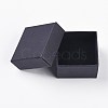 Kraft Paper Cardboard Jewelry Ring Boxes CBOX-G015-01-2