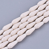 Opaque Solid Color Glass Beads Strands LS-GLAA-T009-001F-1