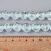 Handmade Foil Glass Beads Strands FOIL-Q002-06B-4