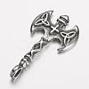 304 Stainless Steel Pendants STAS-E133-008AS-1