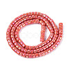 AB Color Plated Opaque Glass Beads Strands GLAA-T026-2x4mm-P18-2