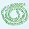 Electroplate Glass Beads Strands EGLA-A034-T1mm-B17-2