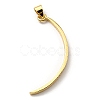 Brass with Cubic Zirconia Pendants KK-K341-32G-3