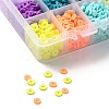 240g 24 Colors Handmade Polymer Clay Beads CLAY-JP0001-10-6mm-3