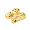 Rack Plating Brass Micro Pave Clear Cubic Zirconia Perdants KK-C067-11G-N-2
