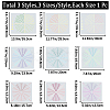3 Sets 3 Style Plastic Tie-Dye Template DIY-GF0008-55-2