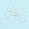 925 Sterling Silver Hoop Earrings STER-P047-13C-S-1