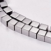 Electroplate Non-magnetic Synthetic Hematite Beads Strands G-J170A-4x4mm-01-3