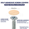 5 Sheets PVC Self-Adhesive Stickers DIY-SP0006-19A-3
