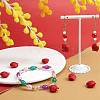 SUNNYCLUE 80Pcs DIY Fish Cinnabar Bead Stretch Bracelets Making DIY-SC0015-13-5