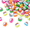 Fashewelry 100Pcs 5 Style Handmade Polymer Clay Beads FIND-FW0001-33-11