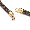 Nylon Cords Necklace Making AJEW-P116-03G-05-2