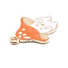 Autumn Theme Alloy Enamel Pendants X-ENAM-E361-03LG-4