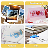 A5 PVC Loose Leaf Binder Postcard Phote Album with 50 Pockets Transparent Sleeve Protectors DIY-WH0028-44A-6