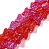 Transparent Glass Beads Strands GLAA-F114-04-2