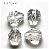 Imitation Austrian Crystal Beads SWAR-F062-10x8mm-01-1