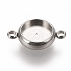 Non-Tarnish 304 Stainless Steel Links Connectors Settings X-STAS-K202-02C-P-1