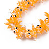 Handmade Bumpy Lampwork Beads Strands LAMP-N021-37D-3