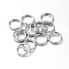 Eco-Friendly PVD Vacuum Plating & Long-Lasting Plated Brass Open Jump Rings KK-E663-6mm-P-1