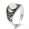 Zinc Alloy Finger Rings Sets RJEW-L101-03AS-4