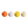 160Pcs 4 Colors Farmhouse Country and Rustic Style Painted Natural Wood Beads WOOD-LS0001-01L-2