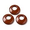 Natural Red Jasper Pendants G-T122-76N-1