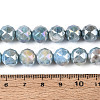 Anti-Tarnish Electroplate Glass Beads Strands GLAA-N010-10mm-17-2