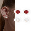 1Set Alloy Stud Earrings EJEW-LP0008-009-1